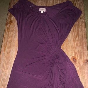 Anthropologie Delleta Ruched detailed tunic